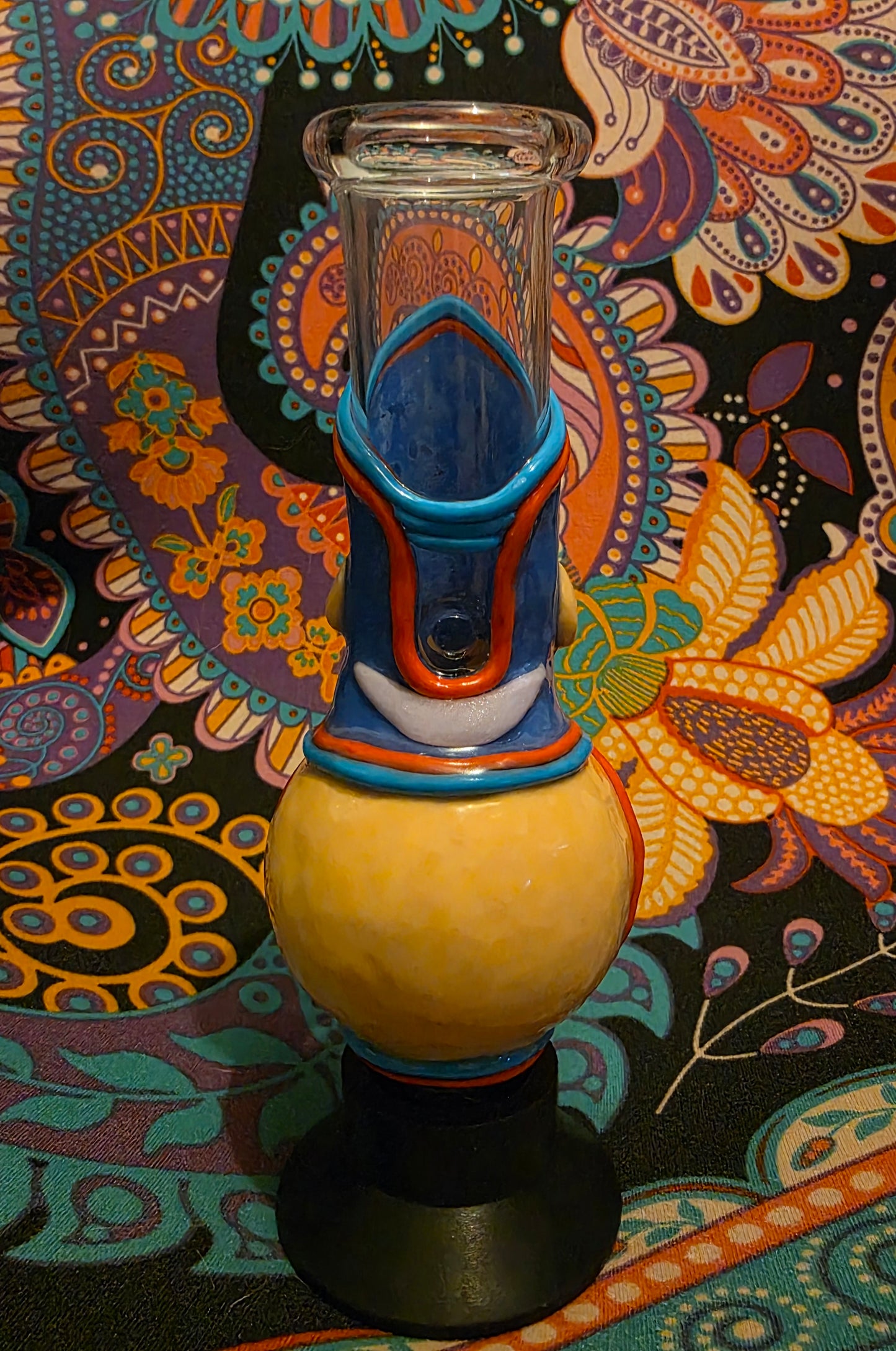 Lucha Libre Cyclops Pyrex Glass Bong #1 - 20cm