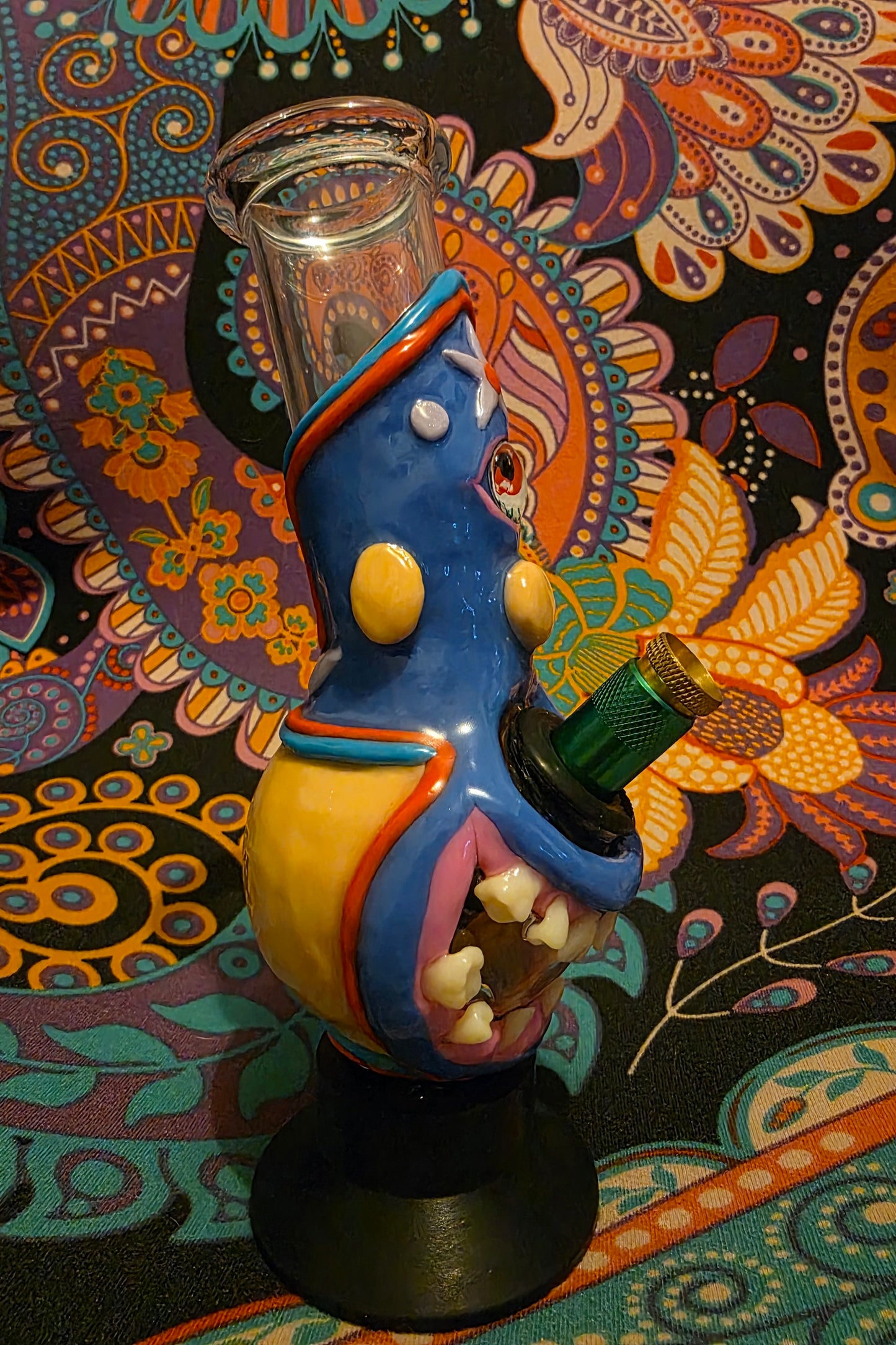 Lucha Libre Cyclops Pyrex Glass Bong #1 - 20cm